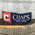 チャップス CHAPS ワンポイント刺繍 ボーダー柄 クルーネック 長袖Tシャツ カットソー メンズ L
