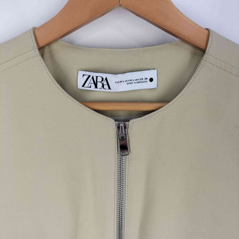 ザラ ZARA コットンバルーンボリュームベスト レディース M-L