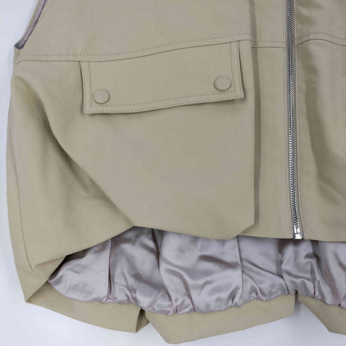 ザラ ZARA コットンバルーンボリュームベスト レディース M-L