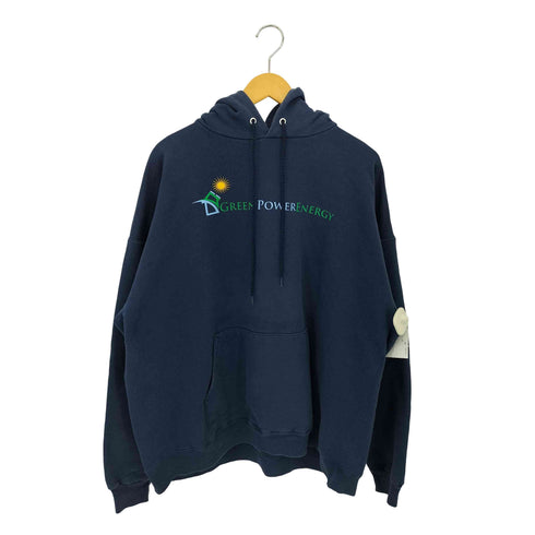 ヘインズ Hanes 90s GREEN POWER ENERGY フロントプリント プルオーバーパーカー メンズ XL