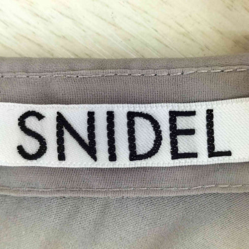 スナイデル snidel オーバーシャツドッキングニットワンピース レディース JPN:0