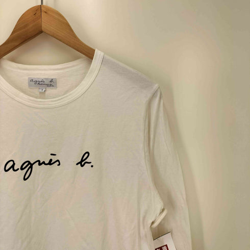 アニエスベーオム Agnes b.homme ロゴ 長袖tシャツ メンズ JPN:4