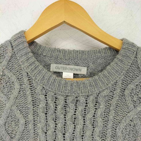 アウターノウン OUTERKNOWN ケーブルニット メンズ import:S
