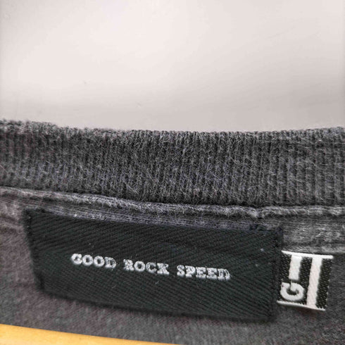 グッドロックスピード GOOD ROCK SPEED 24SS ASTORIA オーバル プリント Tシャツ ボロ加工 レディース