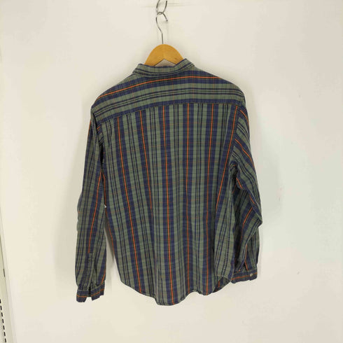 マリテフランソワジルボー MARITHE FRANCOIS GIRBAUD 90s メタルボタン チェック L/S シャツ メンズ JPN:XL