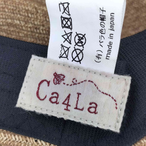 カシラ CA4LA レースリボン 麦わら帽子 レディース