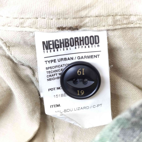 ネイバーフッド NEIGHBORHOOD リザードカモ カーゴパンツ メンズ S