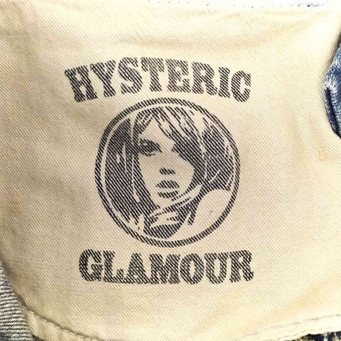 ヒステリックグラマー HYSTERIC GLAMOUR スカル×スタッズデザインボタンフライデニムパンツ メンズ 31