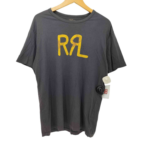 ダブルアールエルラルフローレン RRL RALPH LAUREN ロゴプリント ショートスリーブクルーネックTシャツ メンズ import:M