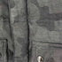 ブラックレーベルクレストブリッジ BLACK LABEL CRESTBRIDGE 迷彩 カモ柄 ロゴ パッチ デタッチャブル スリーブ スタンドネック ダウン ジャケット メンズ LL