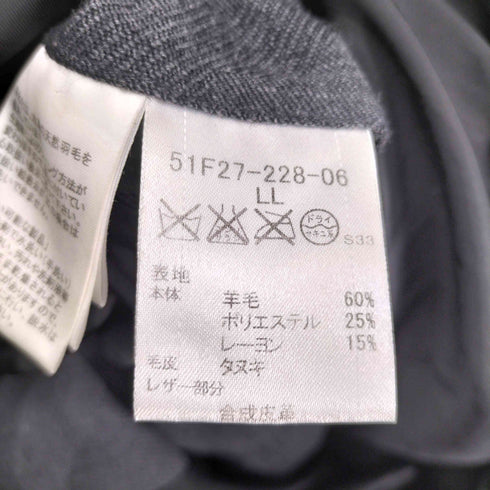 ブラックレーベルクレストブリッジ BLACK LABEL CRESTBRIDGE 迷彩 カモ柄 ロゴ パッチ デタッチャブル スリーブ スタンドネック ダウン ジャケット メンズ LL