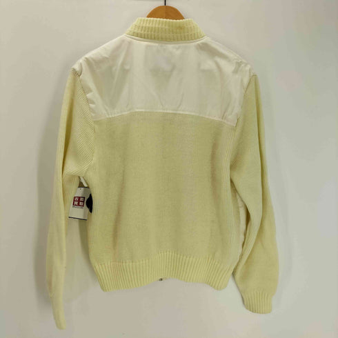 80-90S WeatheRogue YKK ジップ 65/35 ポリ コットン ニット 切替 ジップアップ ブルゾン ジャケット メンズ import:L