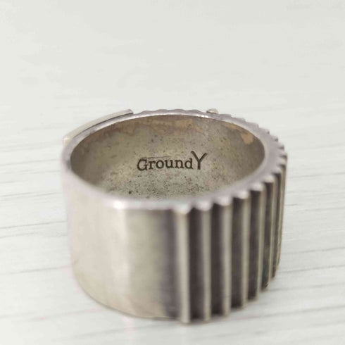 グラウンドワイ Ground Y コインエッジリング メンズ