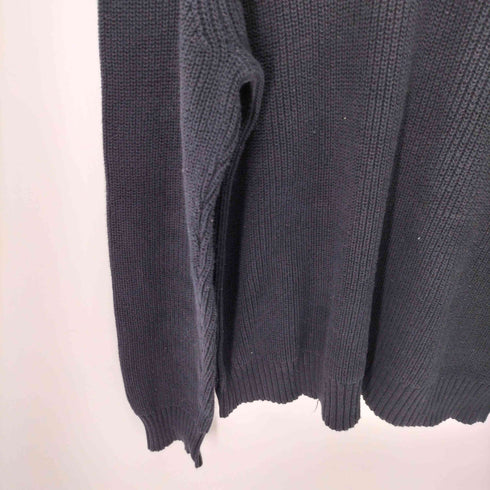 カルバンクライン CALVIN KLEIN コットン ハーフジップニット メンズ import:L