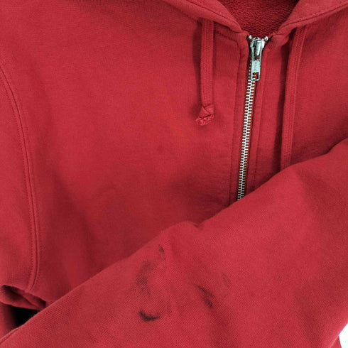 シュプリーム Supreme 15SS Hooded Foil Logo Zip Up フーディッド ホイル ロゴ ジップアップ パーカー フーディー メンズ import:M
