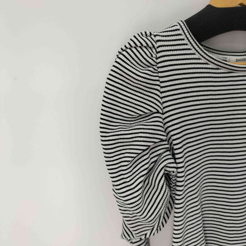 スナイデル snidel ワッフルボリュームスリーブトップス レディース ONE SIZE