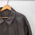 ジョスエーバンク Jos A Bank genuine leather 裏地 キルティング レザー カーコート メンズ import:L