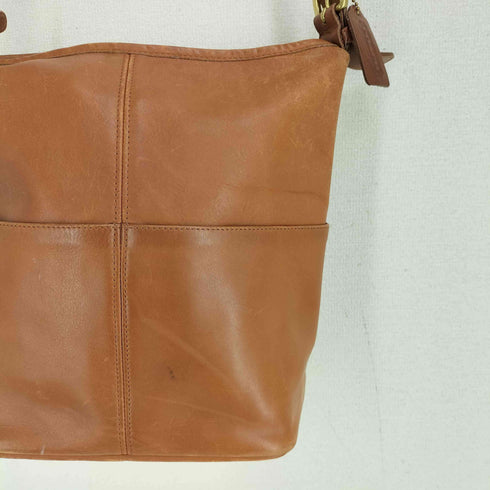コーチ COACH USA製 オールドレザーショルダーバック レディース