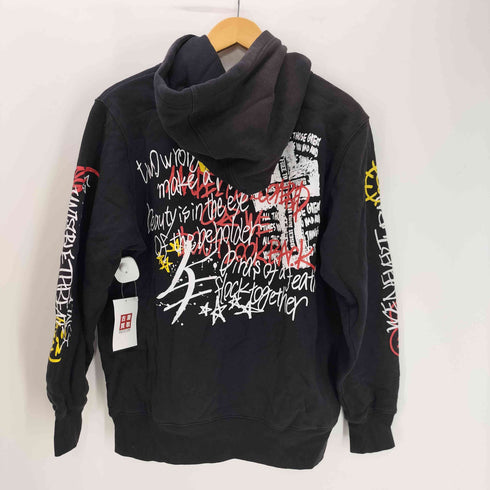レフラー Leflah ペイント プリント プルオーバー パーカー メンズ import:L