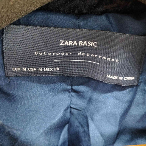 ザラ ZARA フェイクファージャケット レディース import:M