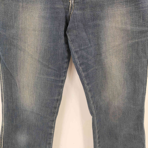 Vienus Jean ハラコパッチ バックポケットデザイン ストレッチ ブーツカットデニムパンツ Y2K レディース 28×28