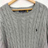 ポロラルフローレン POLO RALPH LAUREN ポニー 刺繍 コットン ケーブル ニット メンズ import:XXL