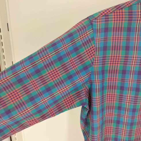 チャップス CHAPS L/S タータンチェック ボタンダウン シャツ メンズ import:S
