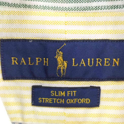 ラルフローレン RALPH LAUREN ミニポニー刺繍 ストラップ L/S BDシャツ メンズ import:S