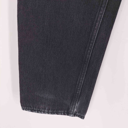 ゴールデングース GOLDEN GOOSE HAPPY REGULAR BLACK Tapered leg jeans メンズ 30