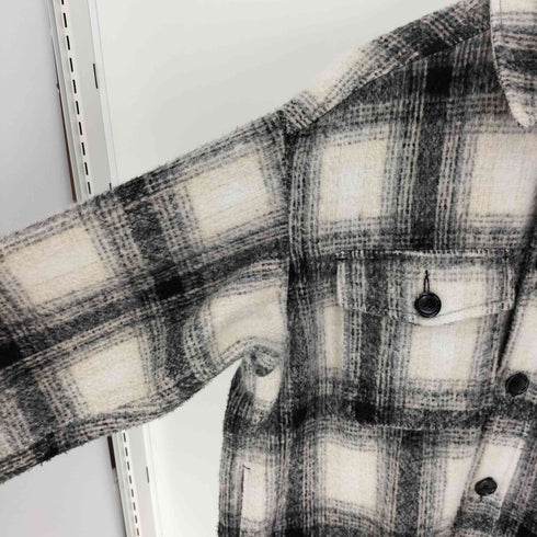 レイジブルー RAGEBLUE チェック柄 ウール シャツ ジャケット メンズ JPN:M