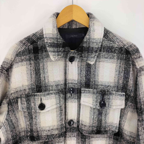 レイジブルー RAGEBLUE チェック柄 ウール シャツ ジャケット メンズ JPN:M