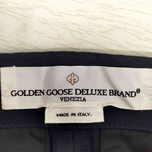 ゴールデン グースデラックスブランド golden goose deluxe brand イタリア製 ウールポリ ストレートスラックス メンズ import:S