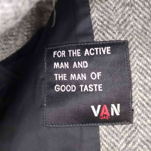 VAN JACKET ヘリンボーン柄 シングルテーラードジャケット メンズ