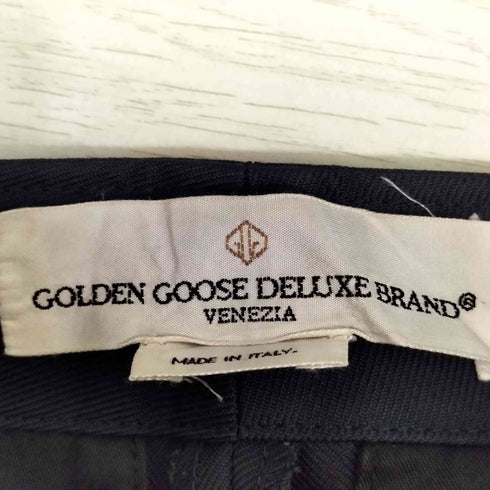 ゴールデン グースデラックスブランド golden goose deluxe brand イタリア製 ウールポリ ストレートスラックス メンズ import:S