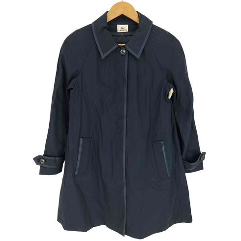 ラコステ LACOSTE ライナー付属 パイピング ステンカラーコート レディース FR:38