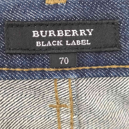 バーバリーブラックレーベル BURBERRY BLACK LABEL ボタンフライ デニムパンツ メンズ 70