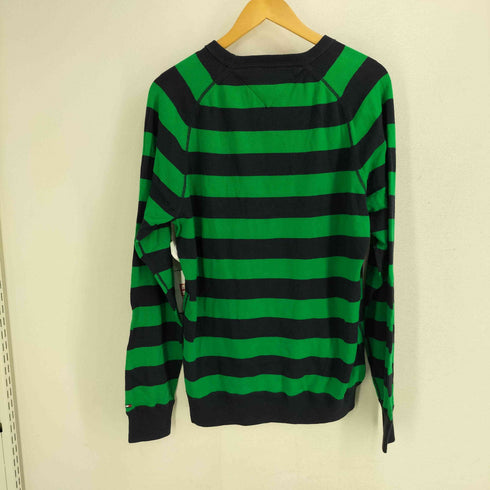 トミーヒルフィガー TOMMY HILFIGER 00S Premiium Cotton ボーダー ニットセーター メンズ import:L