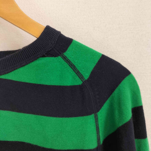 トミーヒルフィガー TOMMY HILFIGER 00S Premiium Cotton ボーダー ニットセーター メンズ import:L