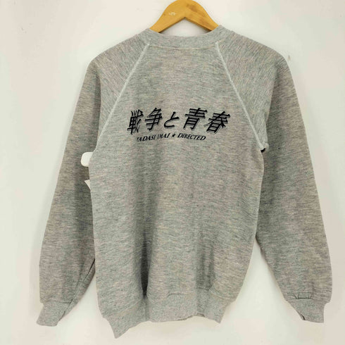 ヘインズ Hanes 80S USA製 ムービープリント ラグランスリーブ スウェット メンズ JPN:M