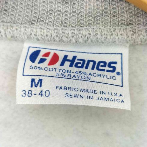 ヘインズ Hanes 80S USA製 ムービープリント ラグランスリーブ スウェット メンズ JPN:M