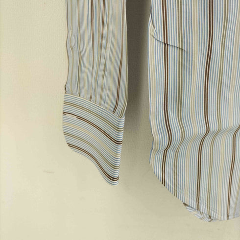 エルメネジルドゼニア Ermenegildo Zegna マルチストライプ L/S シャツ メンズ