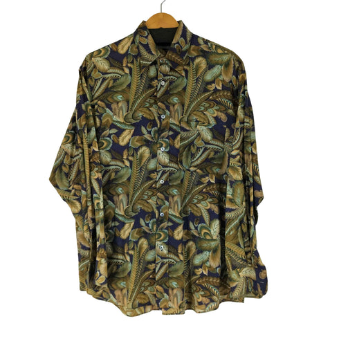 ケンゾーパリス KENZO PARIS 80-90S 花柄 L/S シャツ メンズ JPN:3