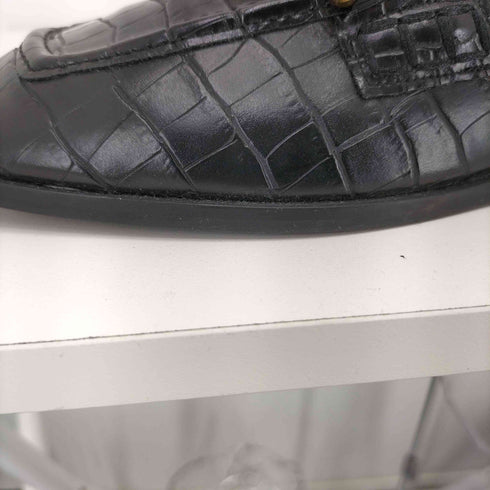 ザラ ZARA クロコ型押し ビットローファー レディース 37