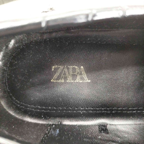 ザラ ZARA クロコ型押し ビットローファー レディース 37