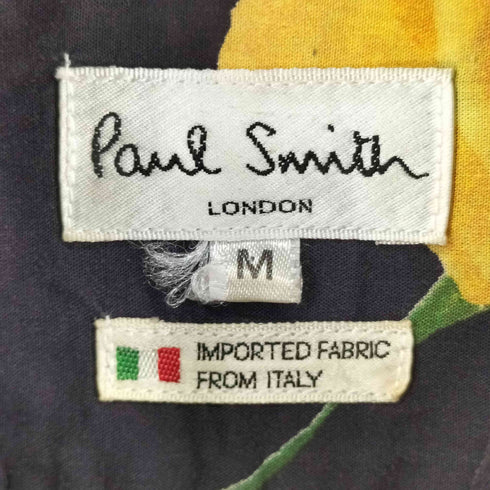 ポールスミスロンドン Paul Smith LONDON スナップボタン 花柄 L/S シャツ メンズ JPN:M