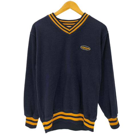 バンズ VANS 90S USA製 Vネック プルオーバー フリース ボア スウェット メンズ import:M