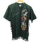 フルーツオブザルーム FRUIT OF THE LOOM 90S USA製 シングルステッチ サイド レースアップ デザイン S/S クルーネック Tシャツ 袖シングルステッチ コピーライト1991年製 メンズ import:L