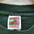 フルーツオブザルーム FRUIT OF THE LOOM 90S USA製 シングルステッチ サイド レースアップ デザイン S/S クルーネック Tシャツ 袖シングルステッチ コピーライト1991年製 メンズ import:L