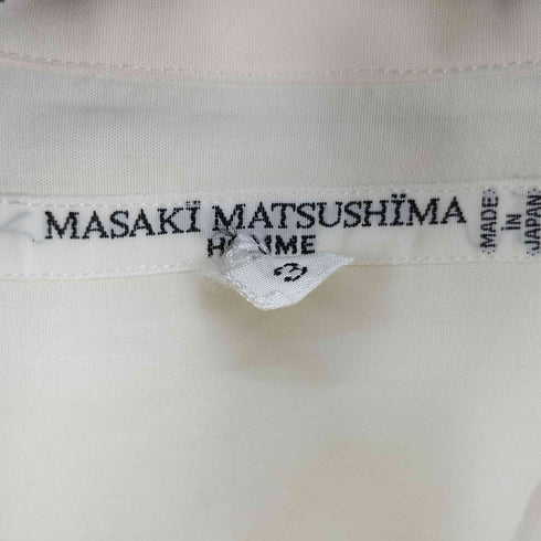 マサキマツシマ MASAKI MATSUSHIMA 襟袖 変形デザイン L/S シャツ メンズ JPN:3