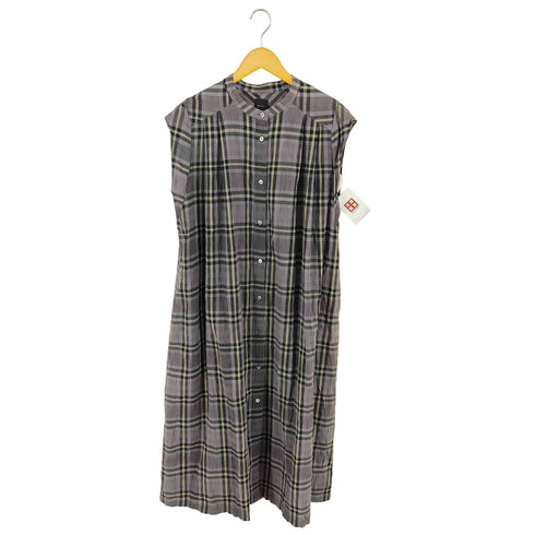 スピックアンドスパン Spick and Span 24SS 先染めサッカーシャツワンピース レディース FREE